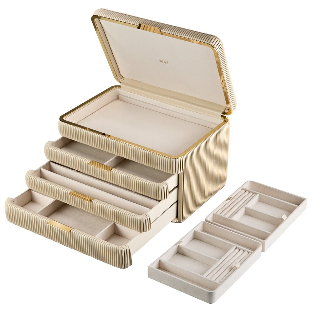 WOLF 1834 Bella Armoire Jewelry Box - Bone - view 5