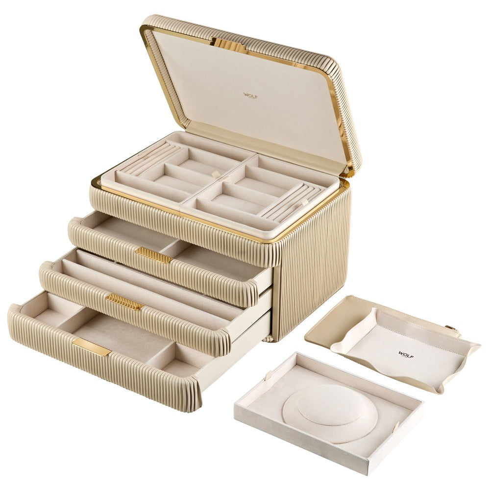 WOLF 1834 Bella Armoire Jewelry Box - Bone - view 8