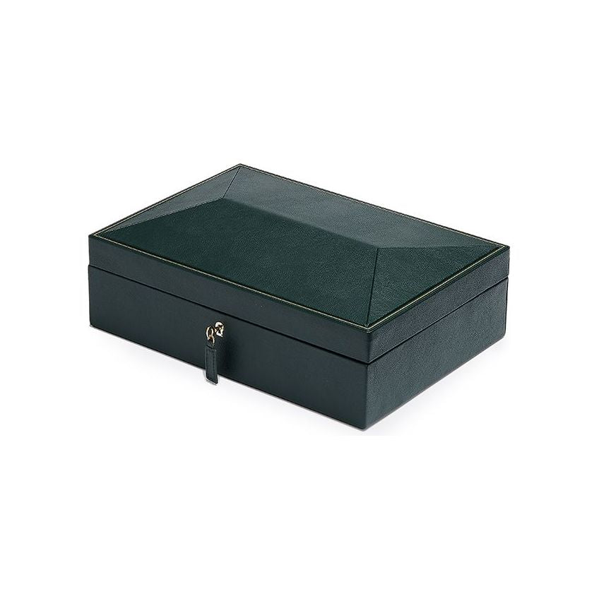 WOLF - British Racing 8 Piece Watch Box, Green