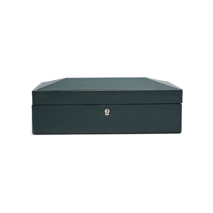 WOLF - British Racing 10 Piece Watch Box, Green