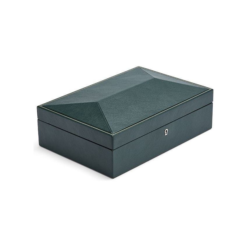 WOLF - British Racing 10 Piece Watch Box, Green