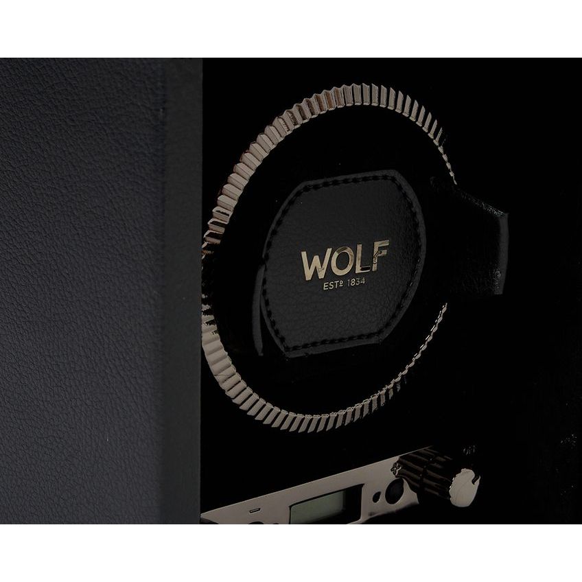 WOLF - British Racing Single Watch Winder, Black