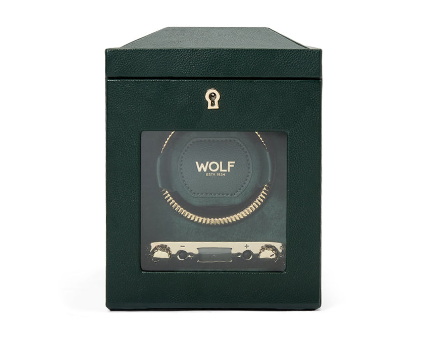 WOLF 1834 British Racing Single Watch Winder - Green - view 6