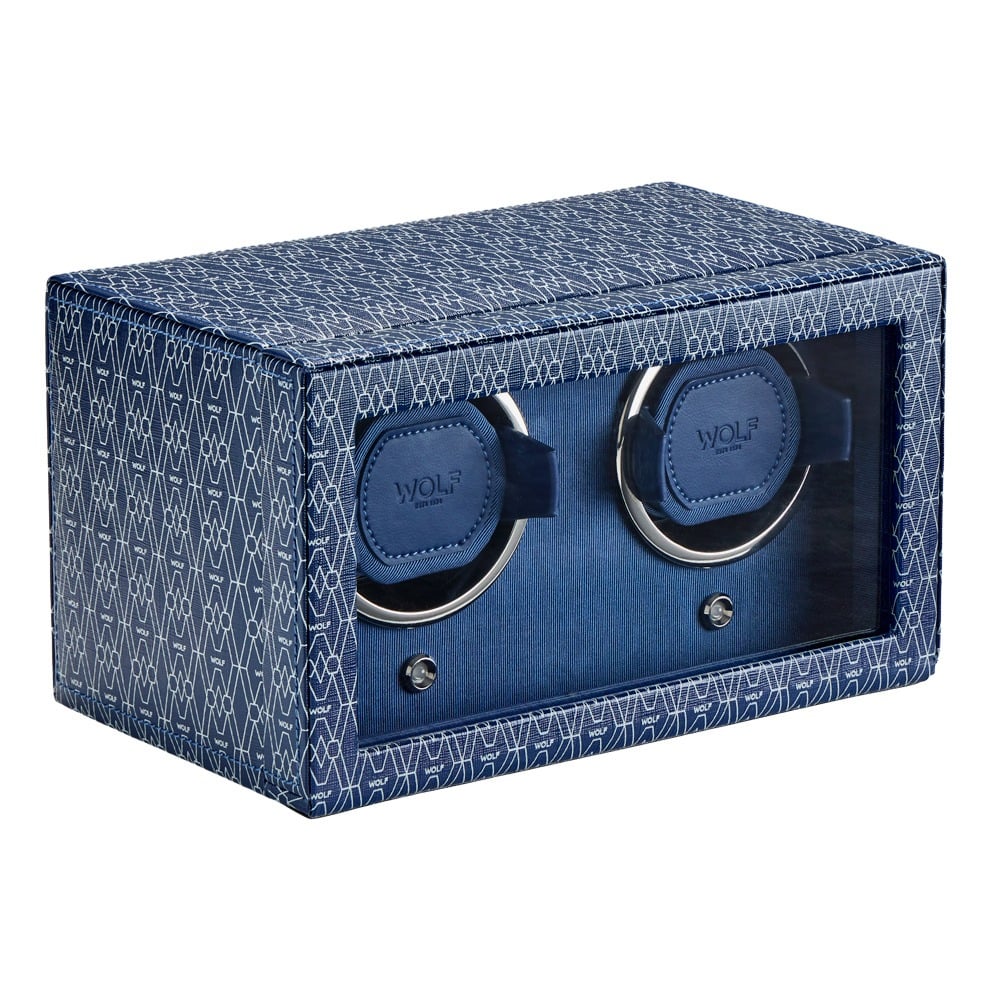 WOLF 1834 - Signature Double Watch Winder - Blue