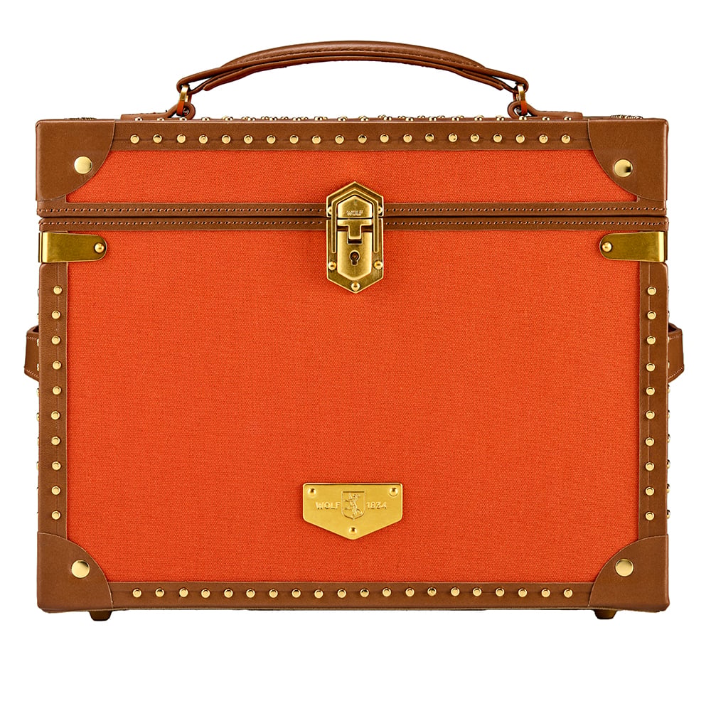 WOLF 1834 - Ida Trunk Jewellery Box - Orange