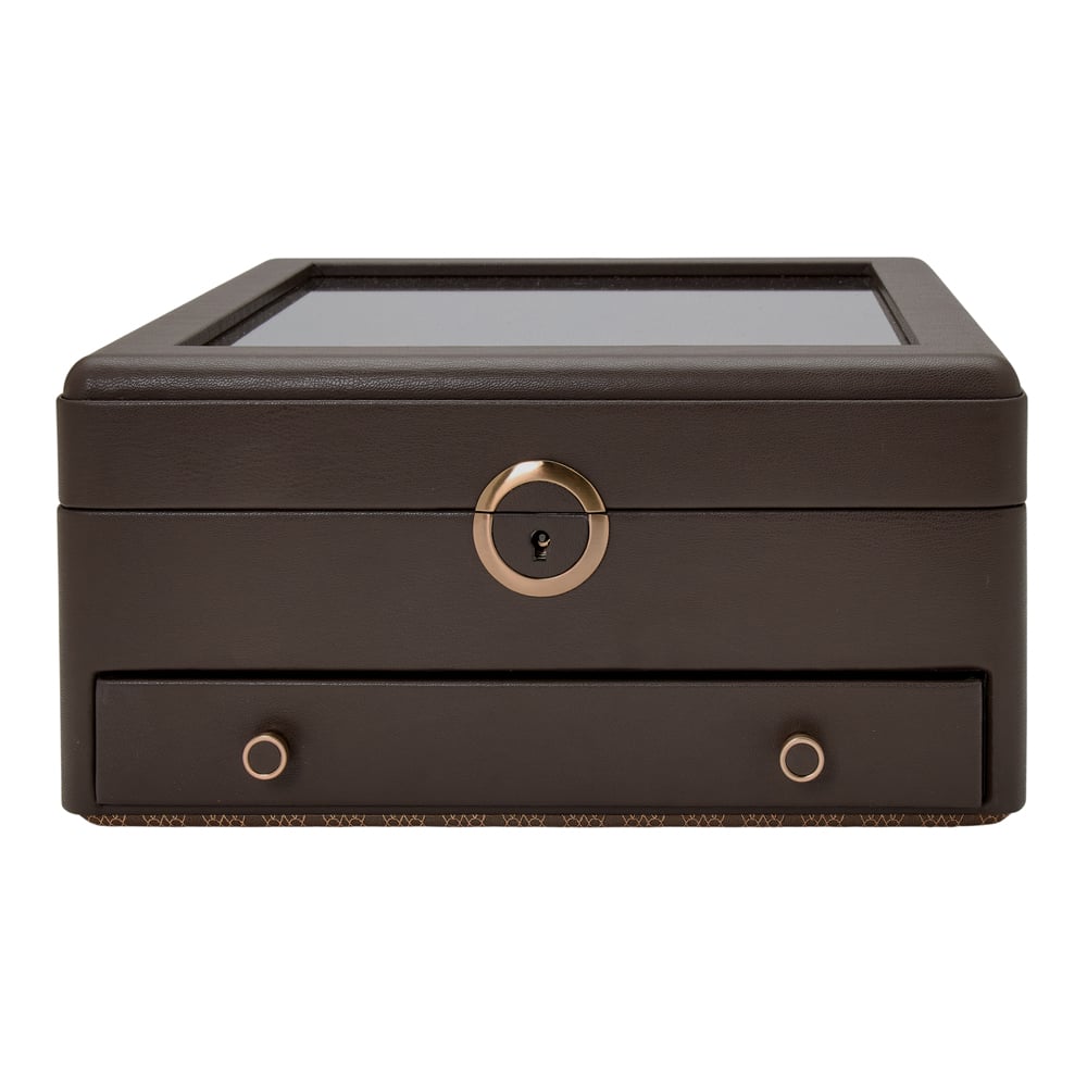 WOLF 1834 - Earth Watch Stand Box - Coffee