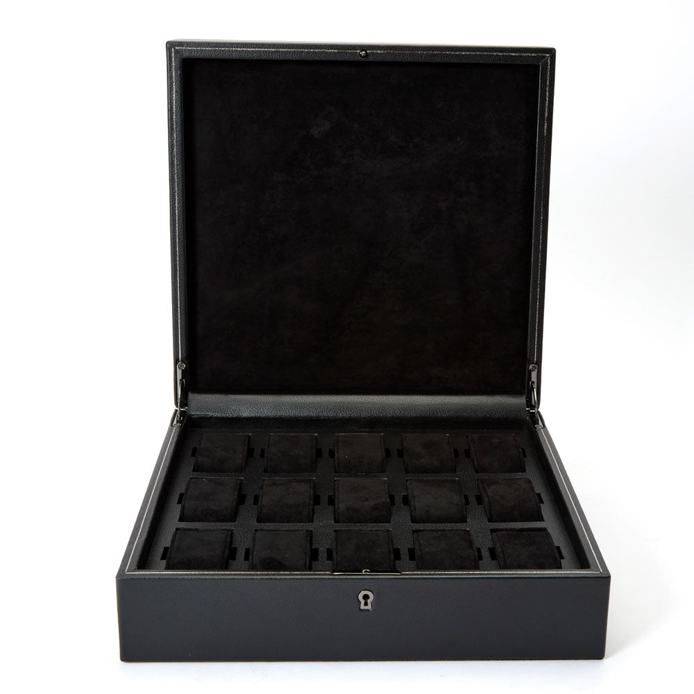 WOLF 1834 - British Racing 15 Piece Watch Box - Black