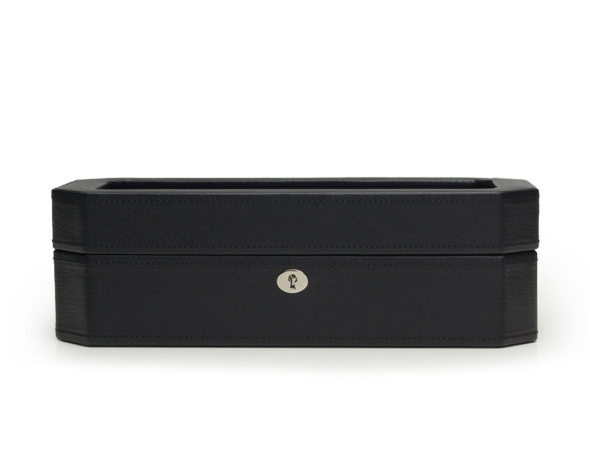 WOLF 1834 - Windsor 5 Piece Watch Box - Black/Purple