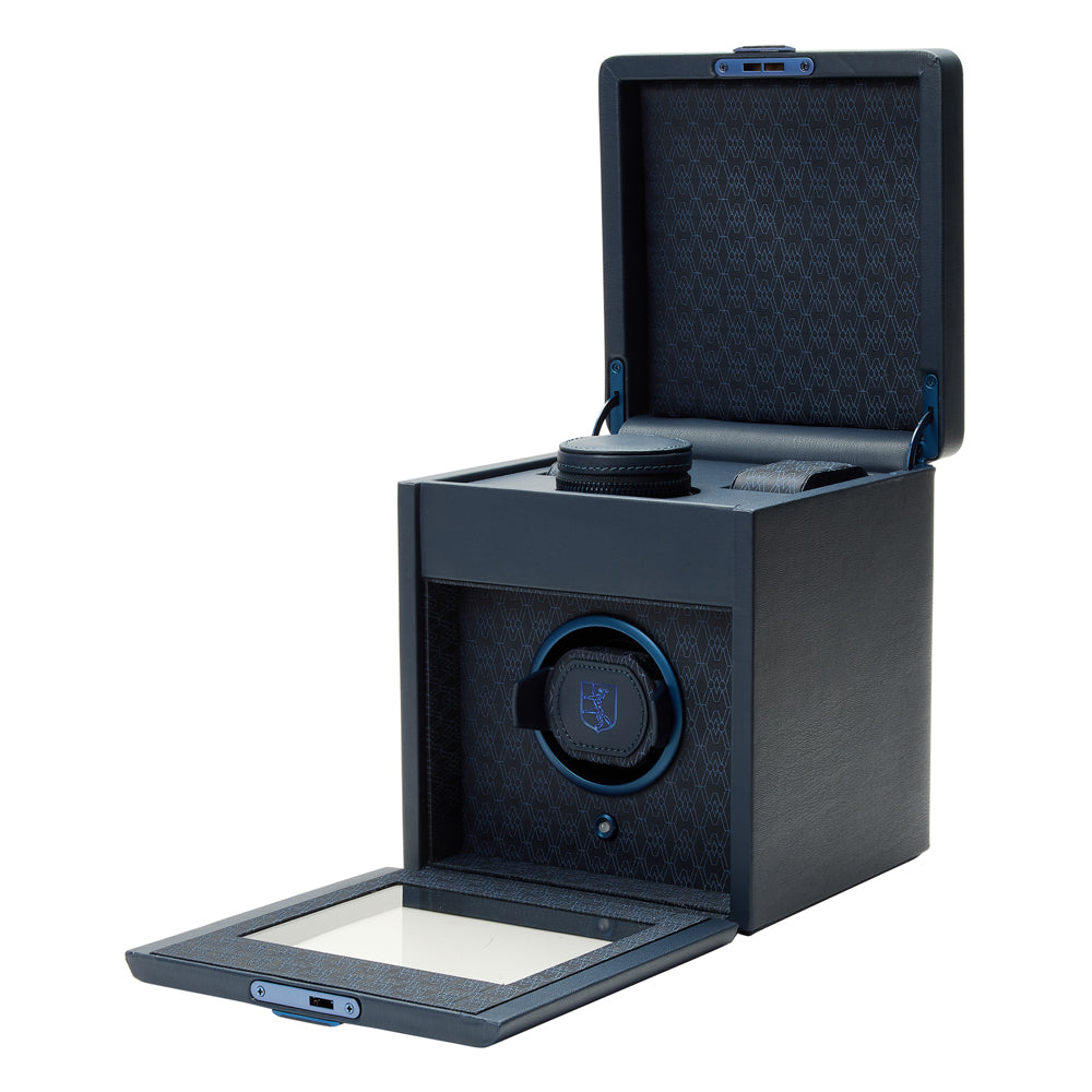 WOLF 1834 - Earth Single Watch Winder - Midnight Blue