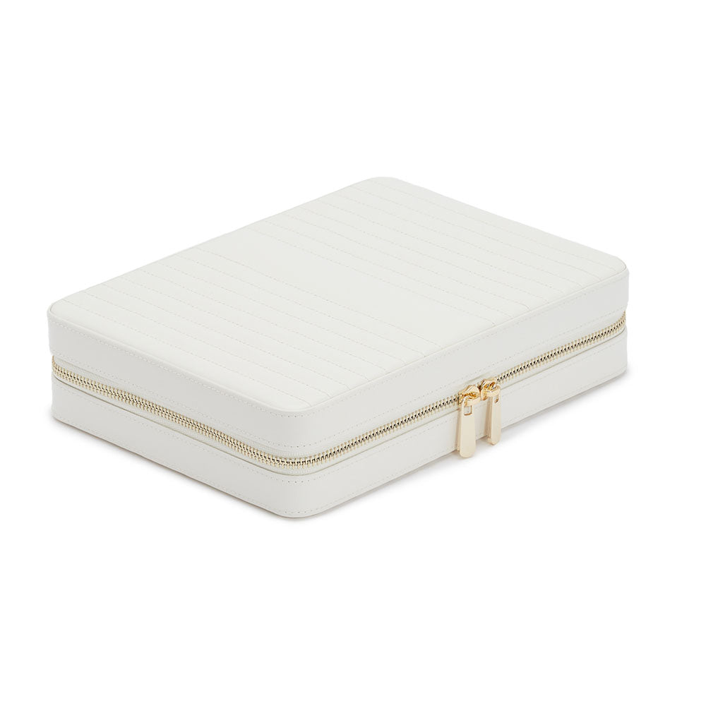 WOLF 1834 - Maria Large Zip Case - White