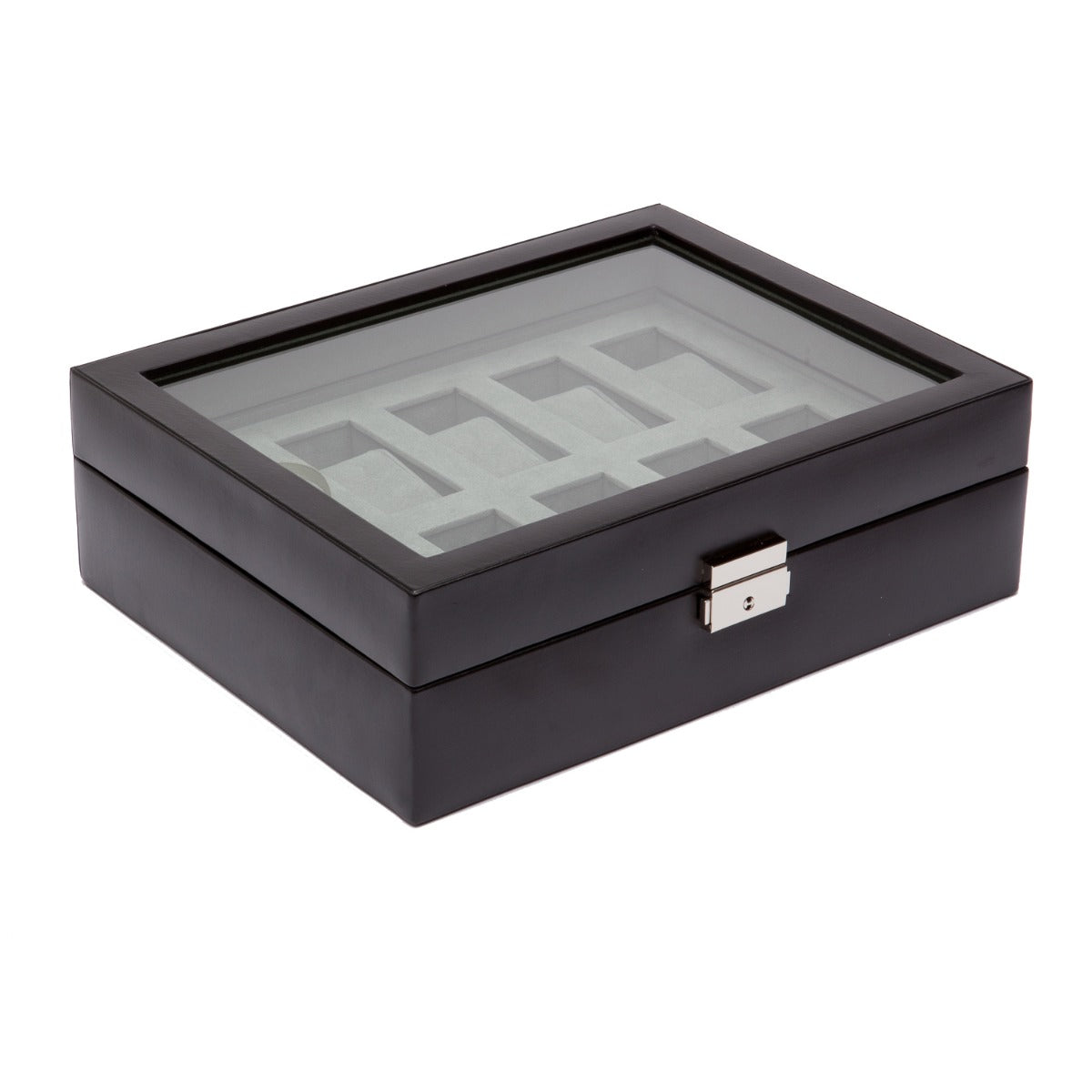 WOLF 1834 Heritage 10 Piece Watch Box - Black