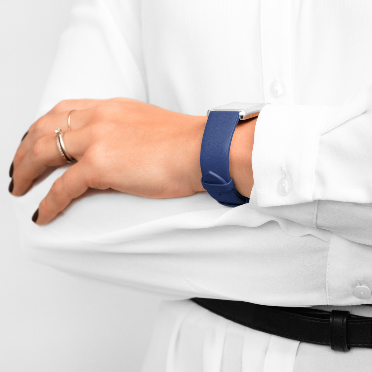 Hirsch Cashmere Watch Band 03902 - Blue - view 3