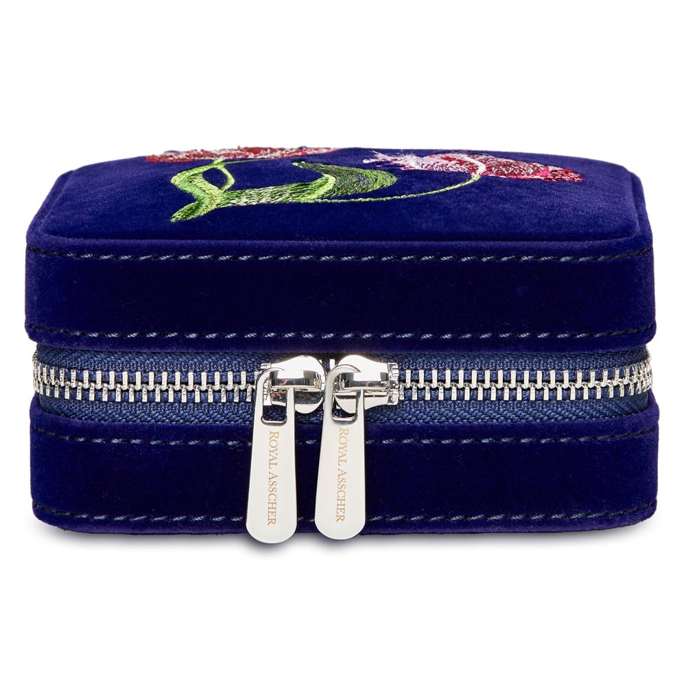 WOLF 1834 - Royal Asscher Square Jewelry Zip Case - Blue