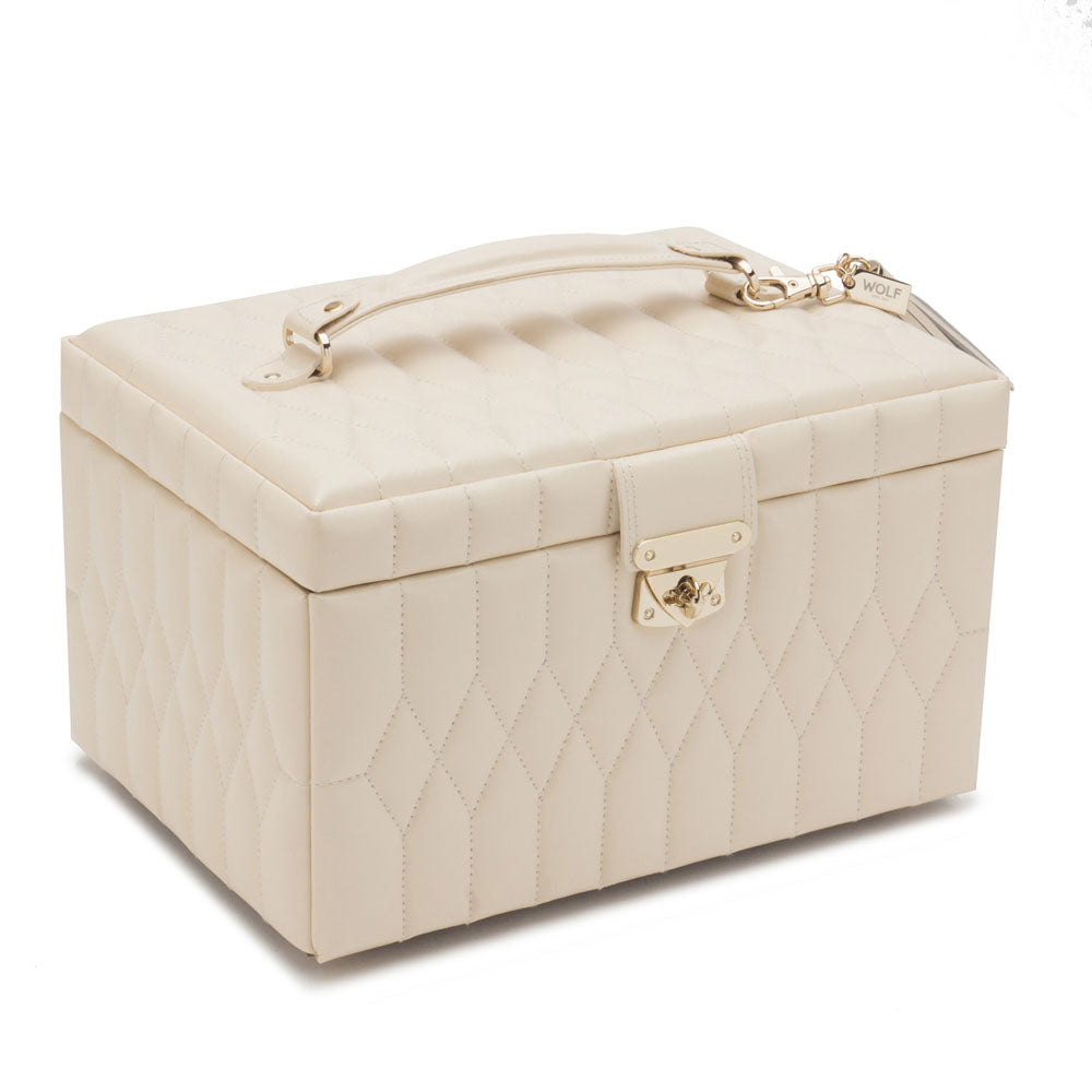 WOLF 1834 - Caroline Medium Jewelry Case - Ivory
