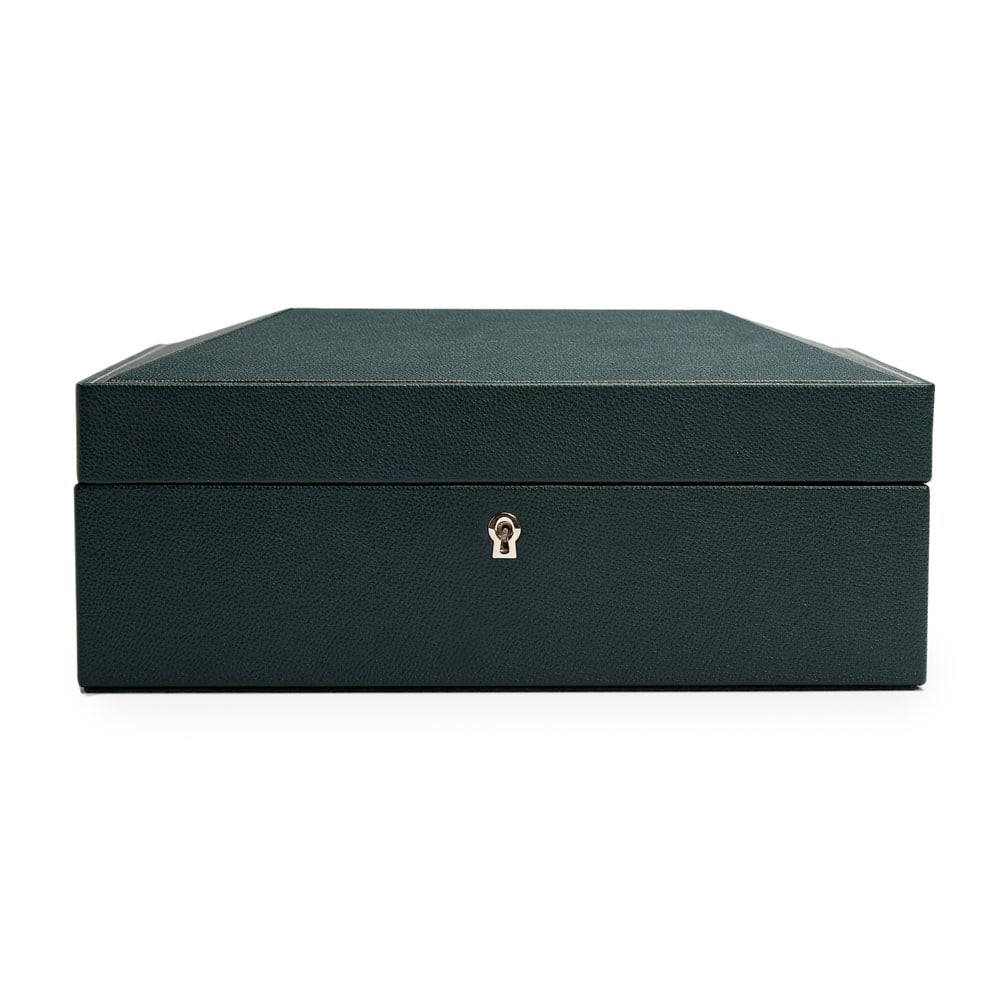 WOLF 1834 - British Racing 8 Piece Watch Box - Green