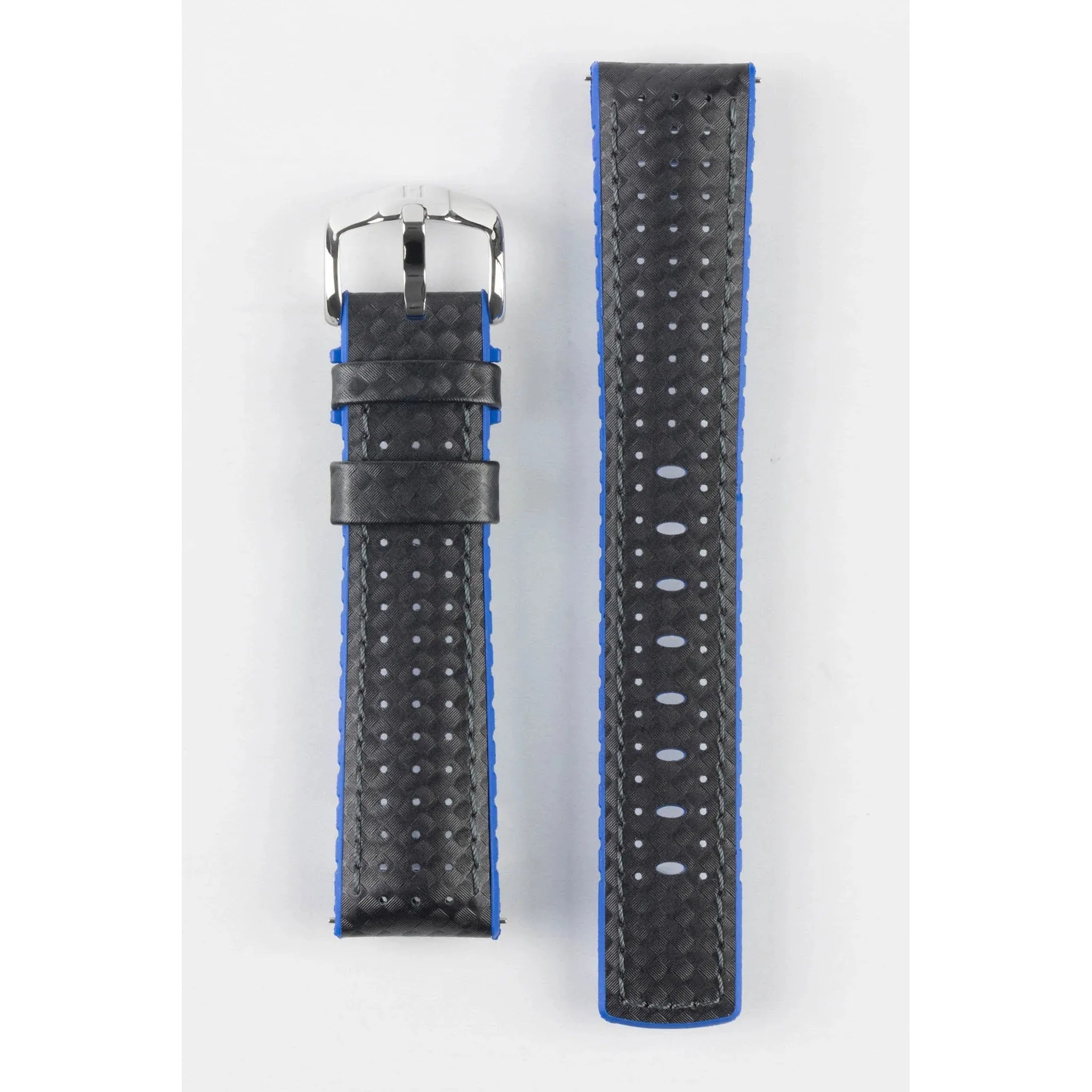 Black &amp; Blue HIRSCH AYRTON Performance Calfskin Watch band 091 80 92