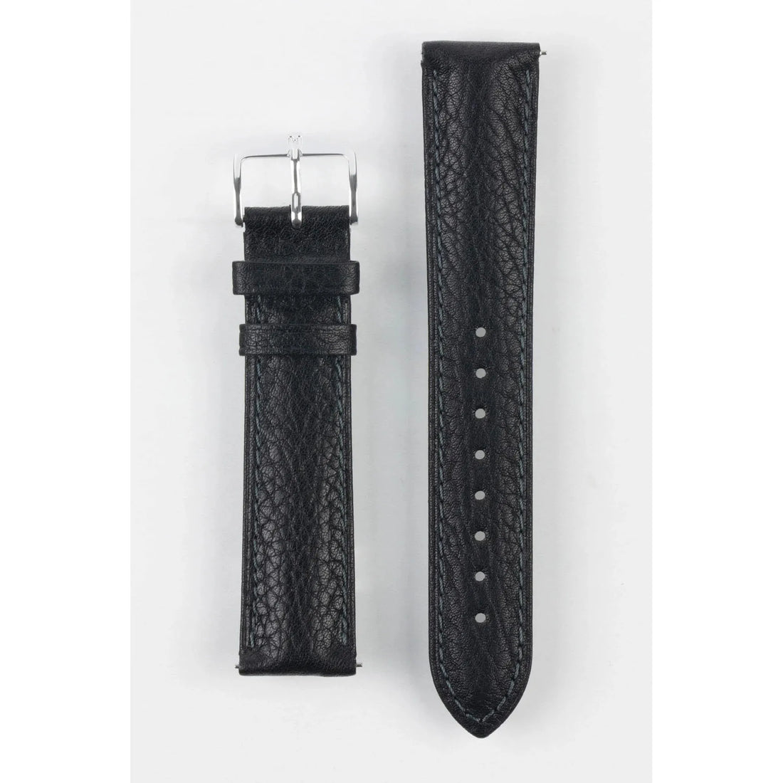 Black HIRSCH CAMELGRAIN Pro Skin Watch Strap 010 09