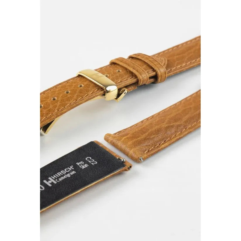 Honey HIRSCH CAMELGRAIN Pro Skin Watch Strap 010 09