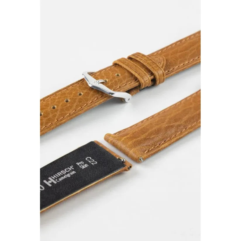 Honey HIRSCH CAMELGRAIN Pro Skin Watch Strap 010 09