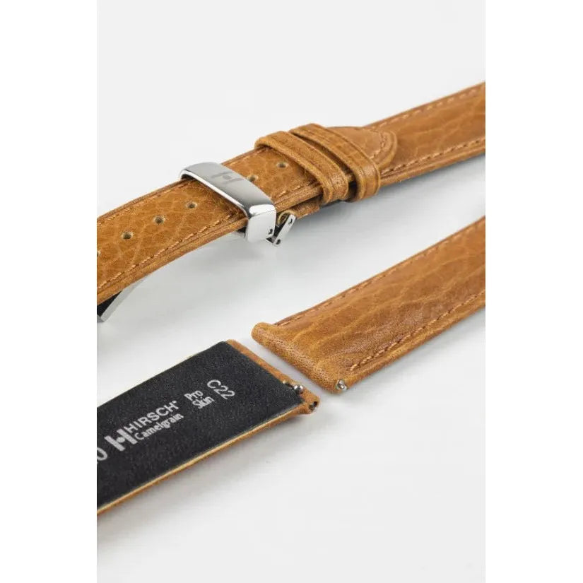 Honey HIRSCH CAMELGRAIN Pro Skin Watch Strap 010 09