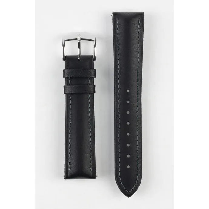 Black HIRSCH JAMES Performance Calfskin Watch Band 092 50 02