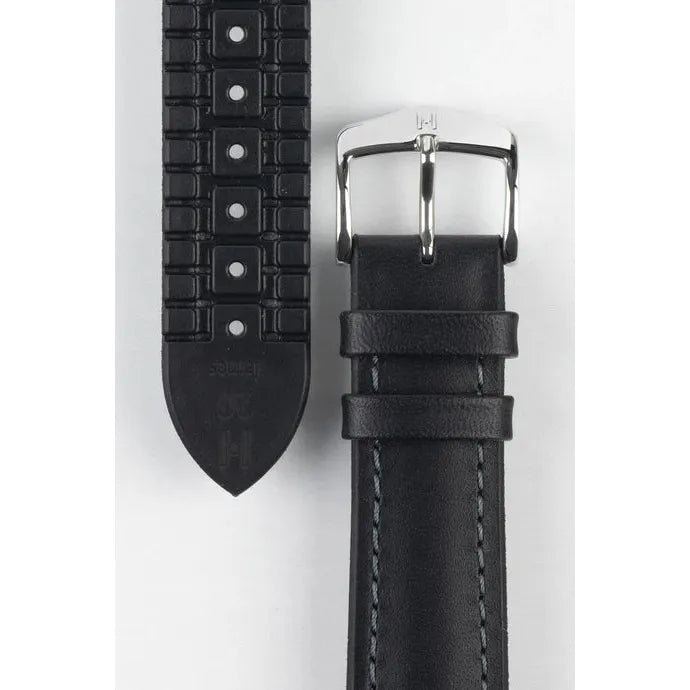 Black HIRSCH JAMES Performance Calfskin Watch Band 092 50 02