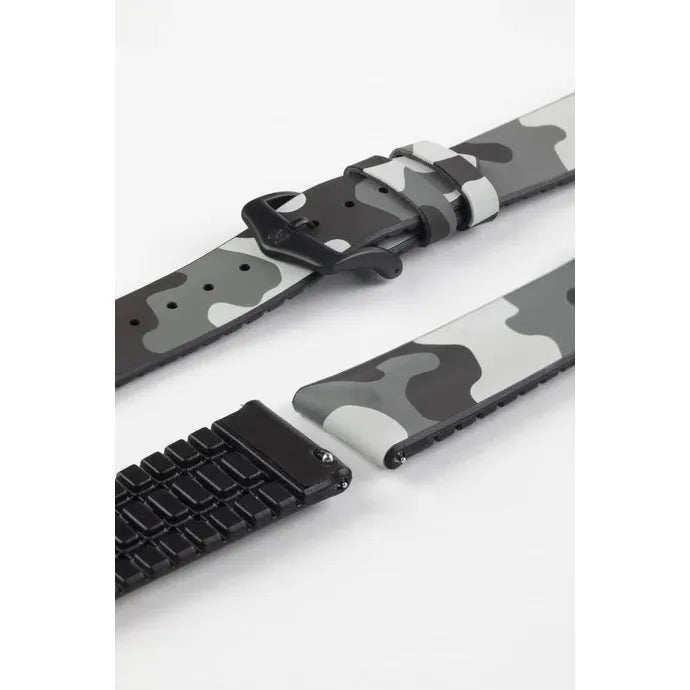 Grey HIRSCH JOHN Camouflage Performance Watch Band 092 50 88