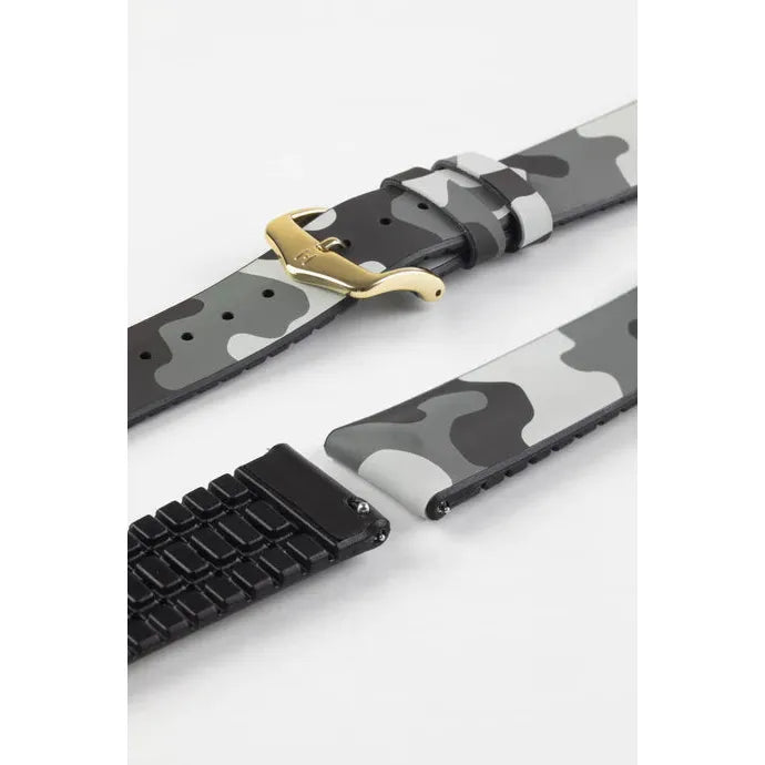 Grey HIRSCH JOHN Camouflage Performance Watch Band 092 50 88