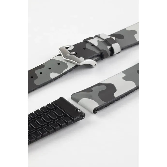 Grey HIRSCH JOHN Camouflage Performance Watch Band 092 50 88