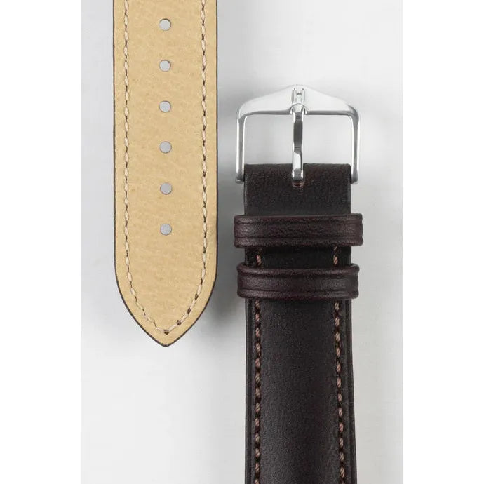 Brown HIRSCH KENT Artisan Leather Watch Strap 010 02