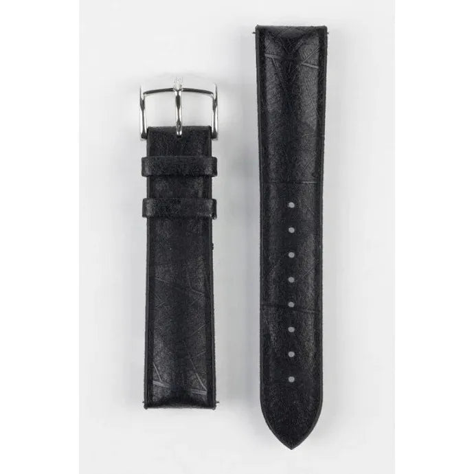 Black HIRSCH LEAF Vegan Watchband - Men&