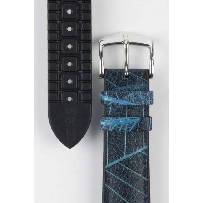 Blue HIRSCH LEAF Vegan Watchband - Ladies 092 10 46 1