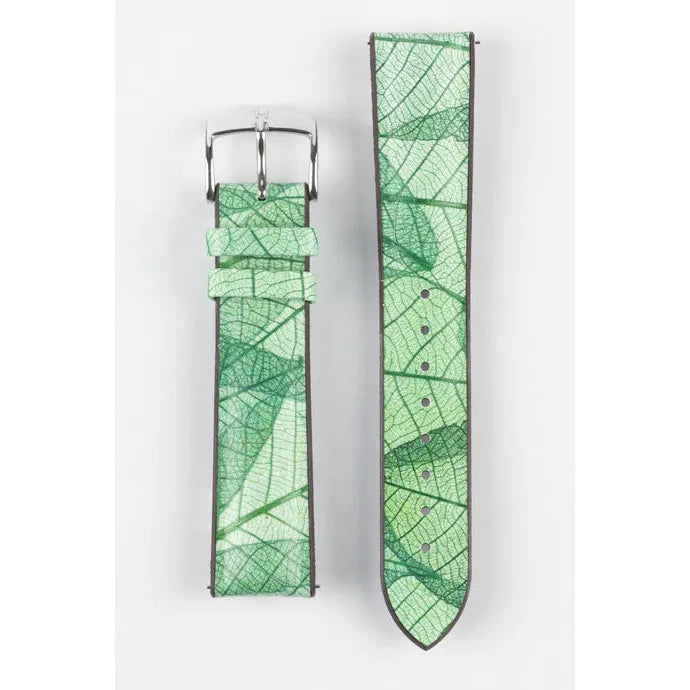 Green HIRSCH LEAF Vegan Watchband - Ladies 092 10 46 1