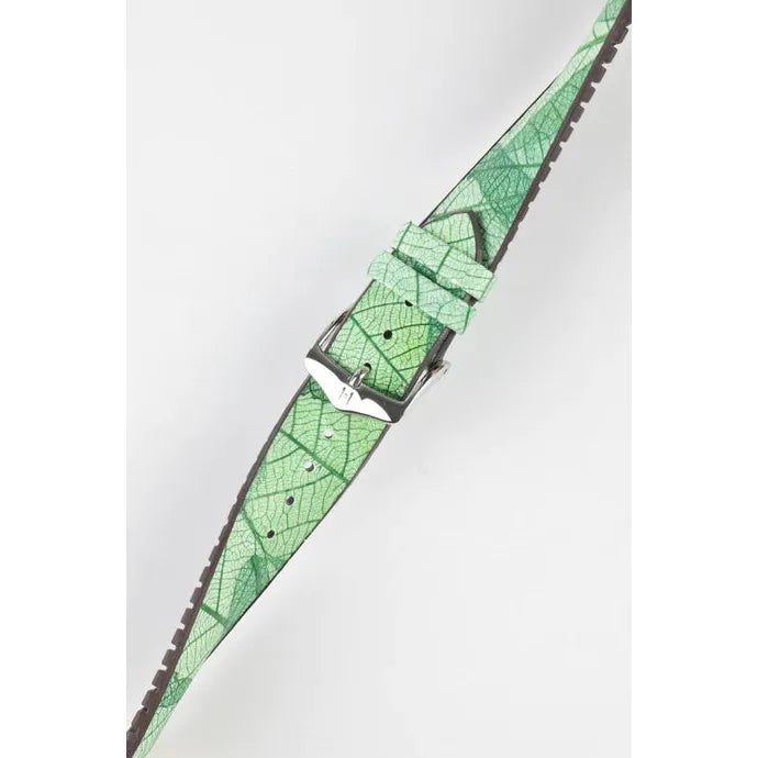 Green HIRSCH LEAF Vegan Watchband - Ladies 092 10 46 1