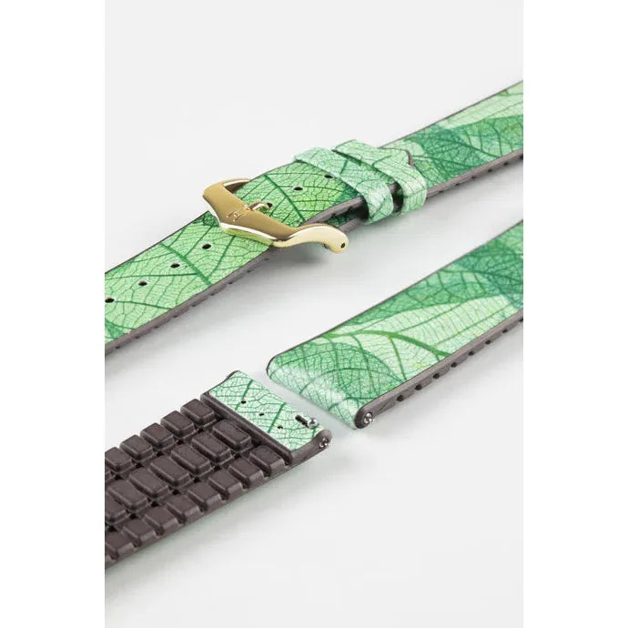 Green HIRSCH LEAF Vegan Watchband - Ladies 092 10 46 1