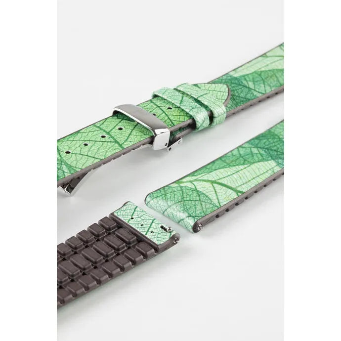 Green HIRSCH LEAF Vegan Watchband - Ladies 092 10 46 1