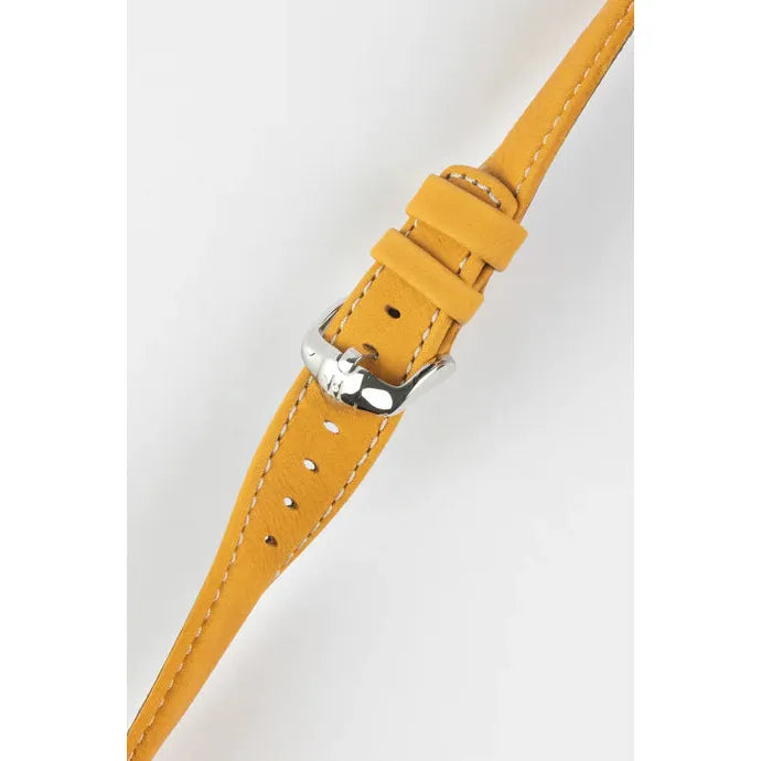 Gold Brown HIRSCH MARINER Water Resistant Saddle Leather Watchband 1450 21