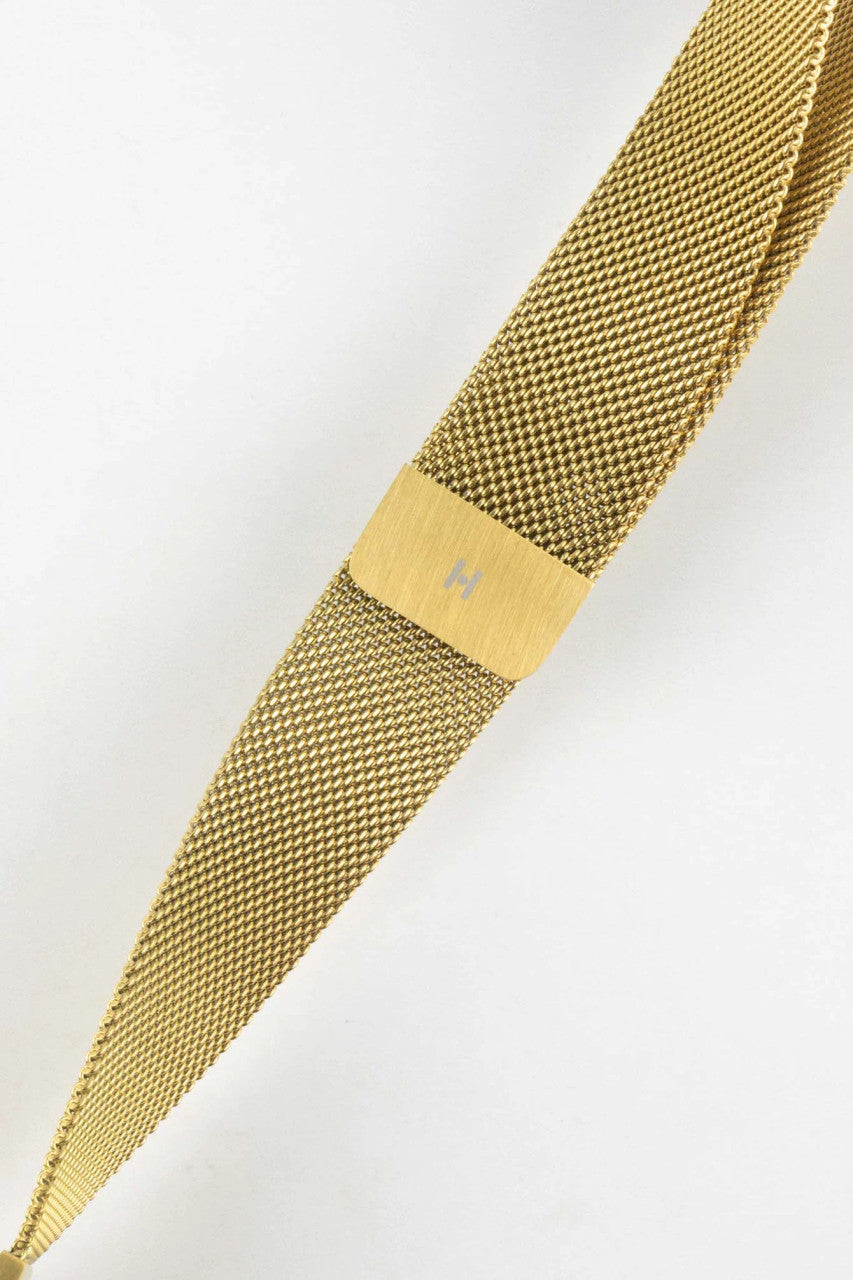 Hirsch - Milanaise Steel Watchband - Gold