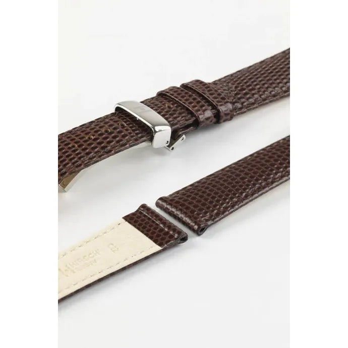 Brown HIRSCH RAINBOW Lizard Embossed Watch Strap 1230 26 NQ