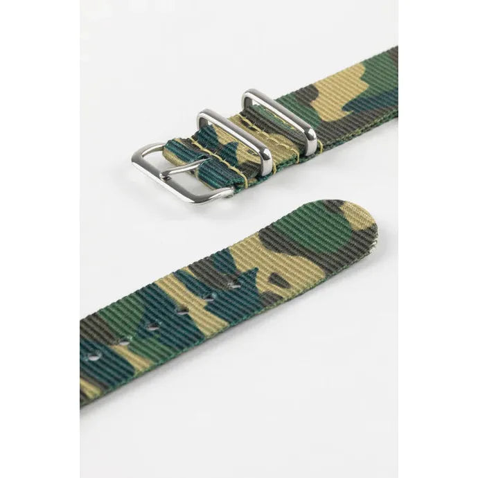 Green HIRSCH RUSH Military style Nylon Watch Strap 4040 60