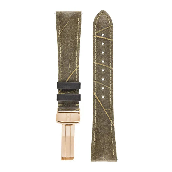 Wine HIRSCH Vegan Watch Strap - Mens 043 450 40