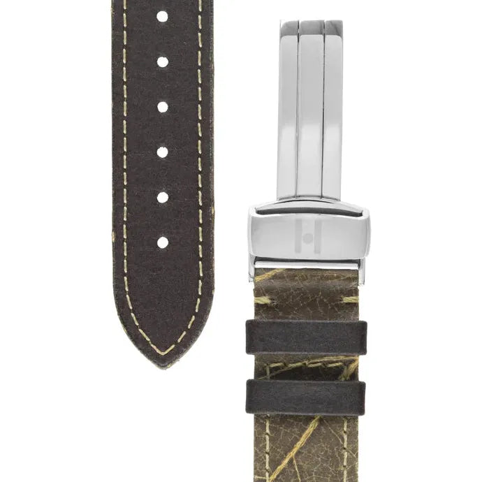 Wine HIRSCH Vegan Watch Strap - Mens 043 450 40