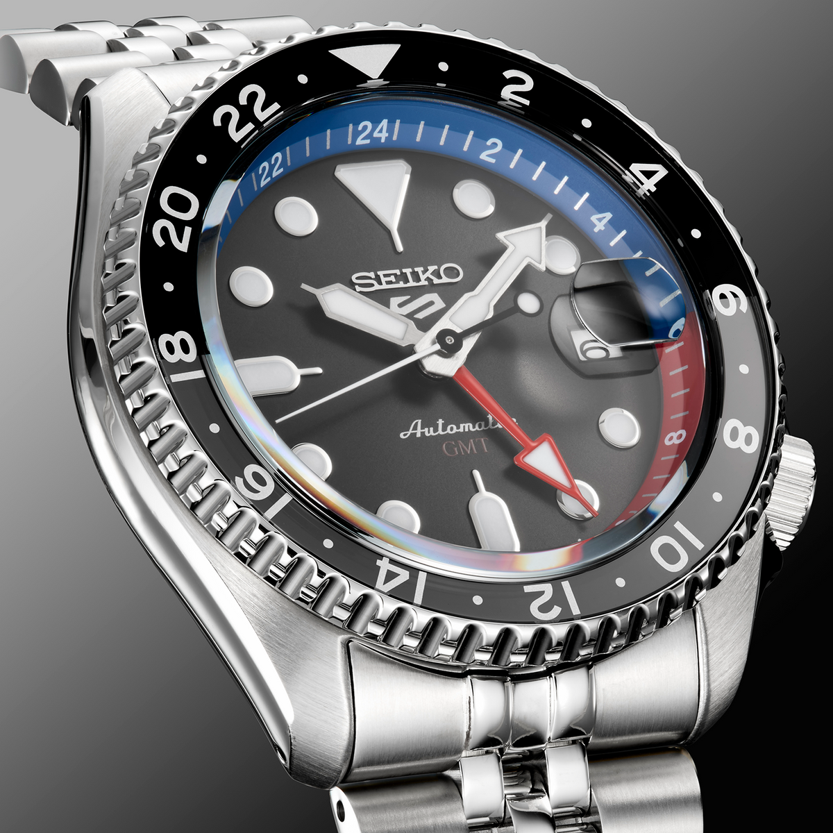 Seiko 5 Sports SKX GMT SSK019 watch, view 4