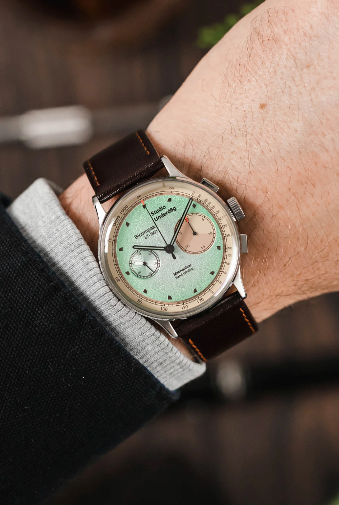 Hirsch OSIRIS Box Leather Watch Bracelet - Brown - view 3