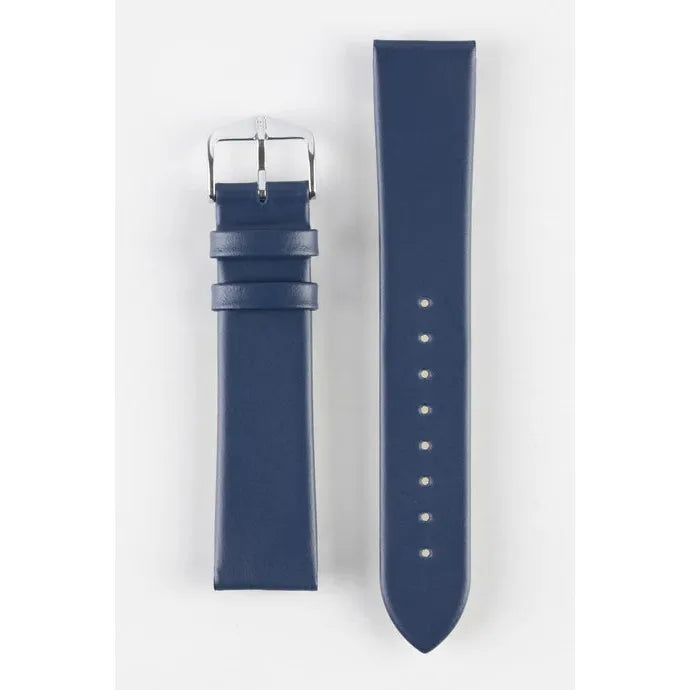 Blue NQR HIRSCH TORONTO Classic Italian Watch Strap 037 02 NQ