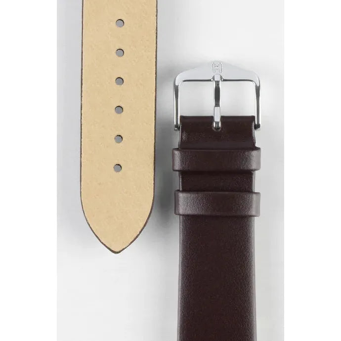 Brown NQR HIRSCH TORONTO Classic Italian Watch Strap 037 02 NQ