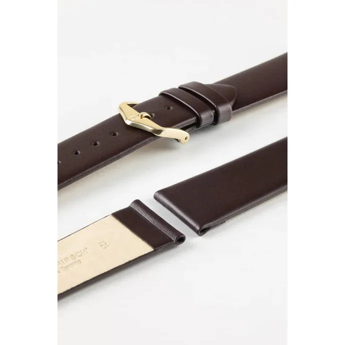 Brown NQR HIRSCH TORONTO Classic Italian Watch Strap 037 02 NQ