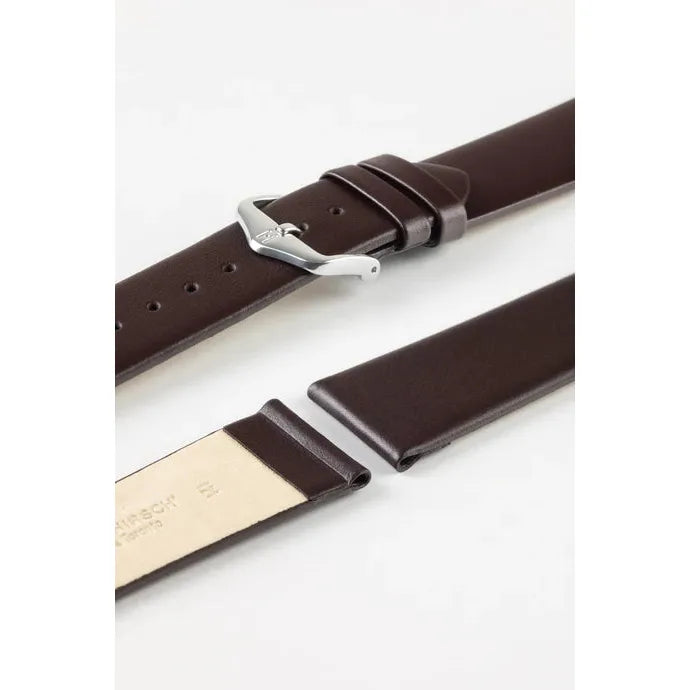 Brown NQR HIRSCH TORONTO Classic Italian Watch Strap 037 02 NQ