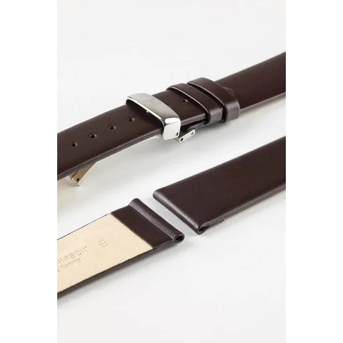 Brown NQR HIRSCH TORONTO Classic Italian Watch Strap 037 02 NQ