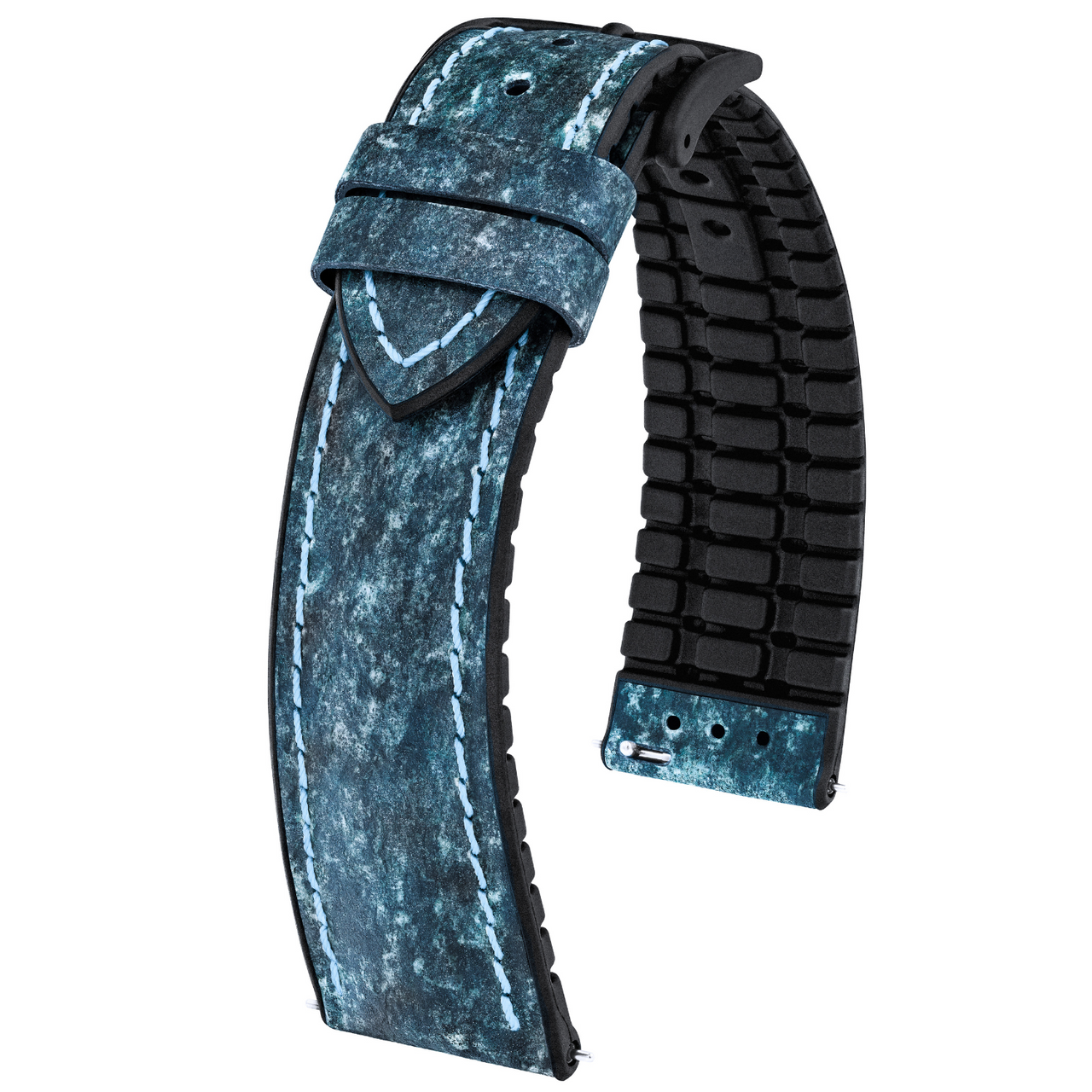 Hirsch - STONE Vegan Performance Watch Band 0925 - Blue